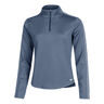 Therma-FIT One Half-Zip Laufshirt Damen-Blau,Weiß