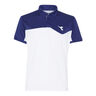 Court Polo Herren-Weiß,Dunkelblau