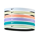 Nike Bekleidung Nike Nike Flex Classic Haarband 6er Pack-Lila,Weiß