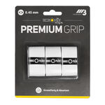 Tennis-Point Overgrips Tennis-Point Premium Grip 3er Pack-Wei&szlig;