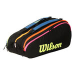 Wilson Wilson Team Neon Collection Schlägertasche 12er Special Edition-Schwarz