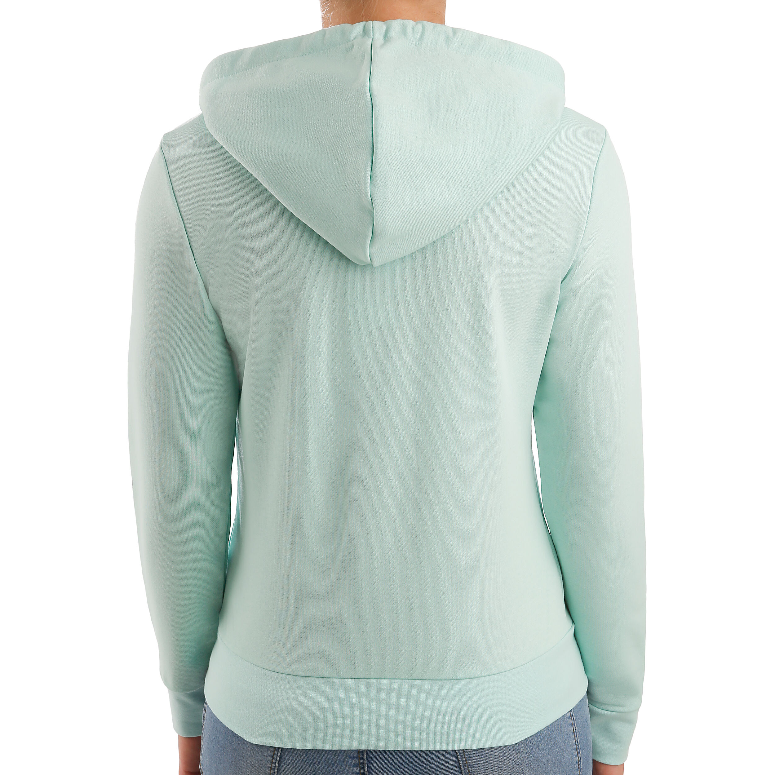 adidas Essentials Linear Full Zip Hoody Damen Mint, Weiß adidas Essentials Linear Full Zip Hoody Damen Mint, Weiß