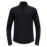 Zeroweight Warm Mid Layer 1/2 Zip Laufshirt Herren-Schwarz