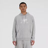 French Terry Logo Hoodie Hoody Herren-Grau