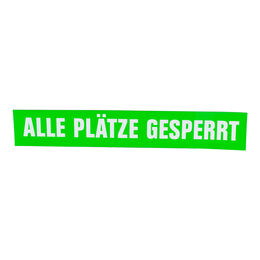 Magnetschilder bedruckt 60 mm breit, Alle Plätze gesperrt