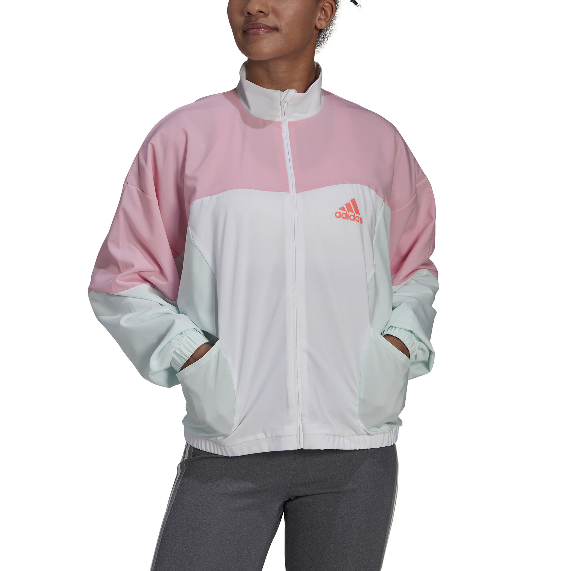Color Tennis Mehrfarbig Block Damen Trainingsjacke Point | Woven kaufen AT adidas online