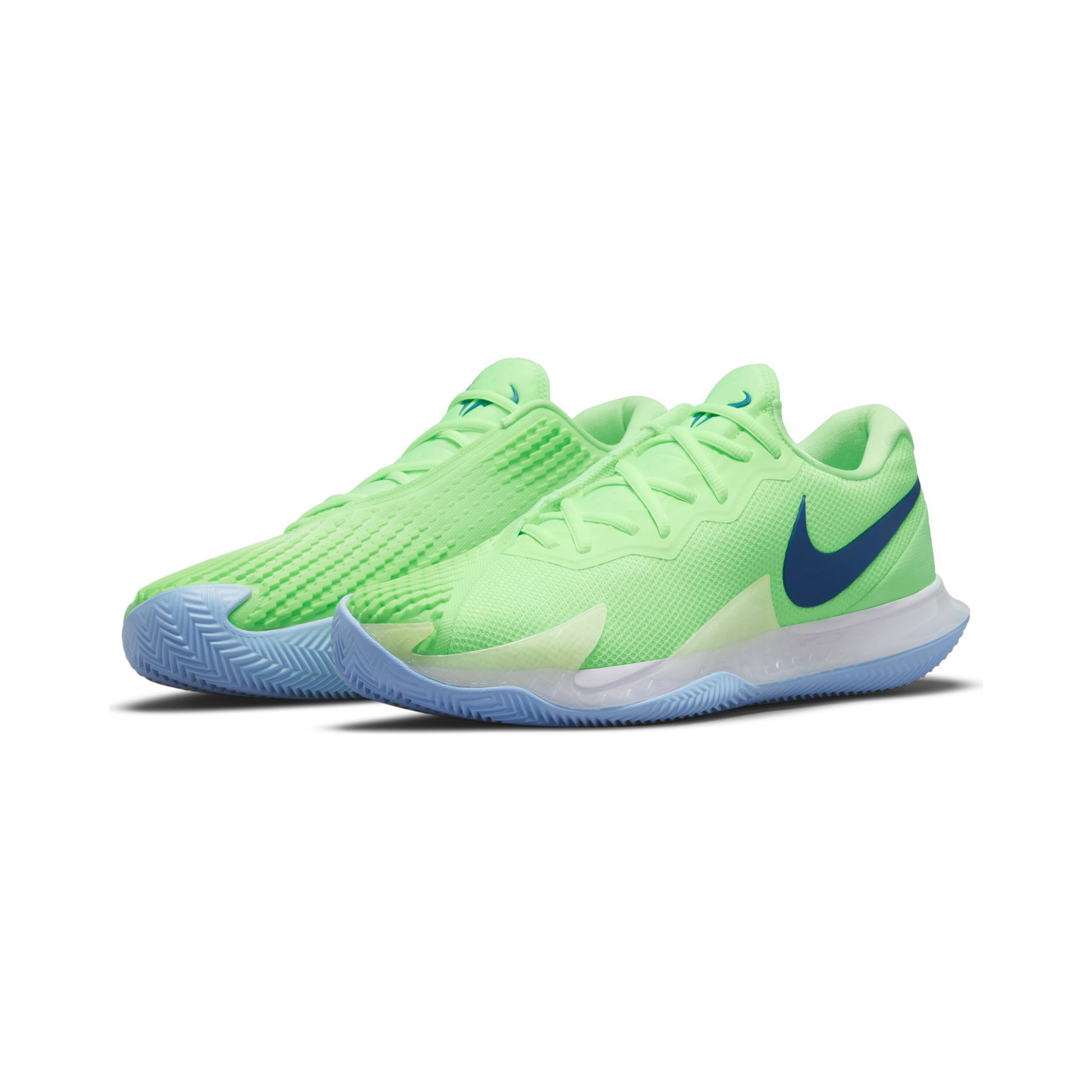 Nike Rafael Nadal Air Zoom Vapor Cage 4 Sandplatzschuh Herren Neongrun Blau online kaufen Tennis Point AT