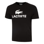 Lacoste Bekleidung Lacoste Urban Print T-Shirt Herren-Schwarz