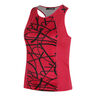 Miria Printed Tank-Top Damen-Rot,Schwarz