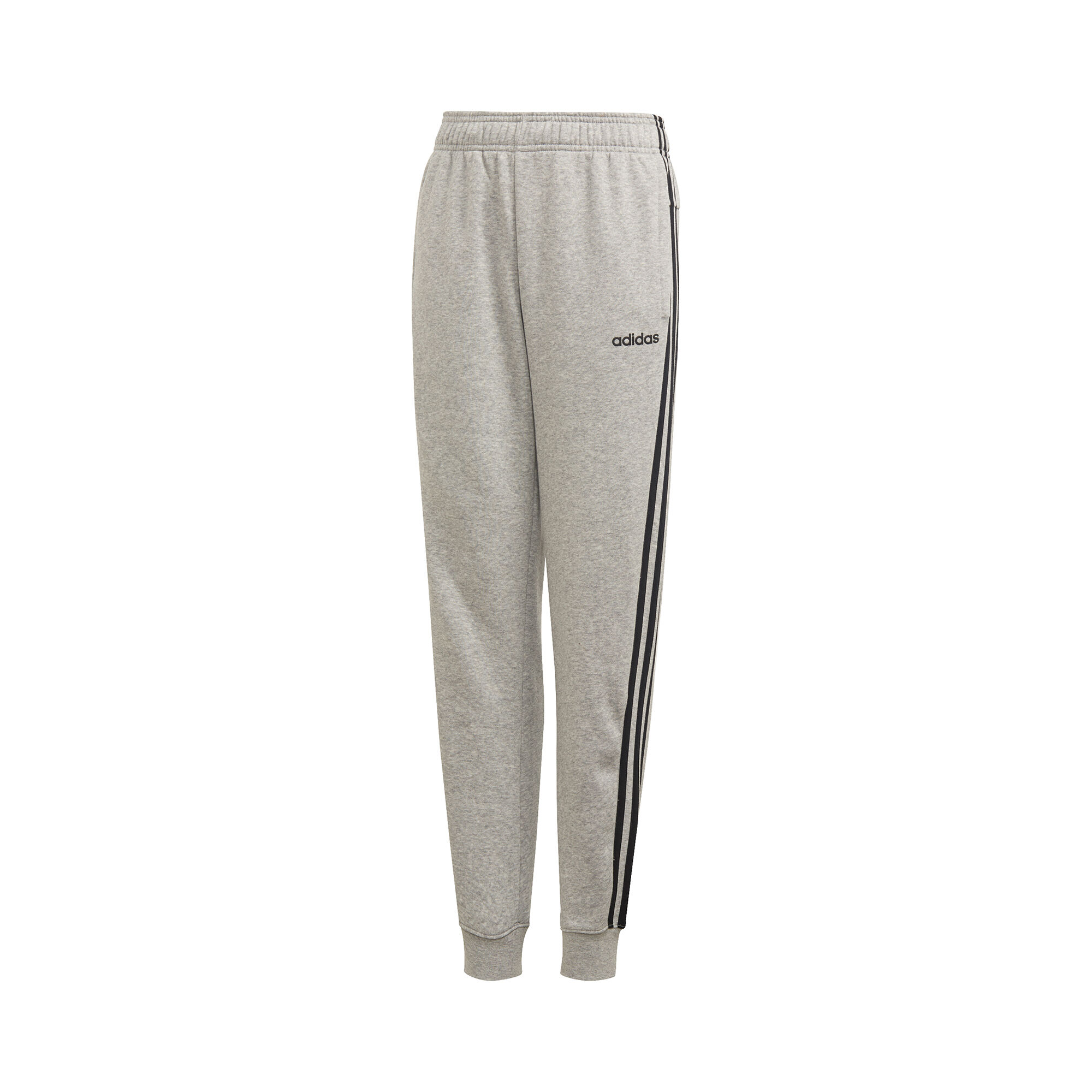adidas Essentials 3 Stripes Trainingshose Jungen Grau adidas Essentials 3 Stripes Trainingshose Jungen Grau