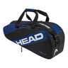 Team Racquet Bag M Schl&auml;gertasche 6er-Schwarz,Blau