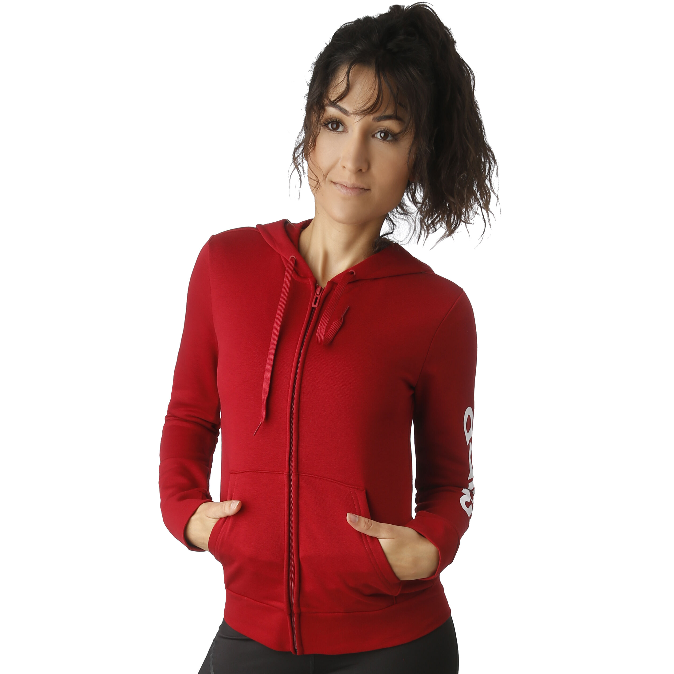 adidas Essentials Linear Full Zip Sweatjacke Damen adidas Essentials Linear Full Zip Sweatjacke Damen