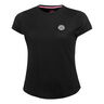 Crew T-Shirt Damen-Schwarz