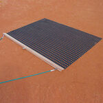 Tegra Platzbedarf Tegra Schleppnetz Mit Holzabziehleiste,Schwer-Braun,Schwarz Matt