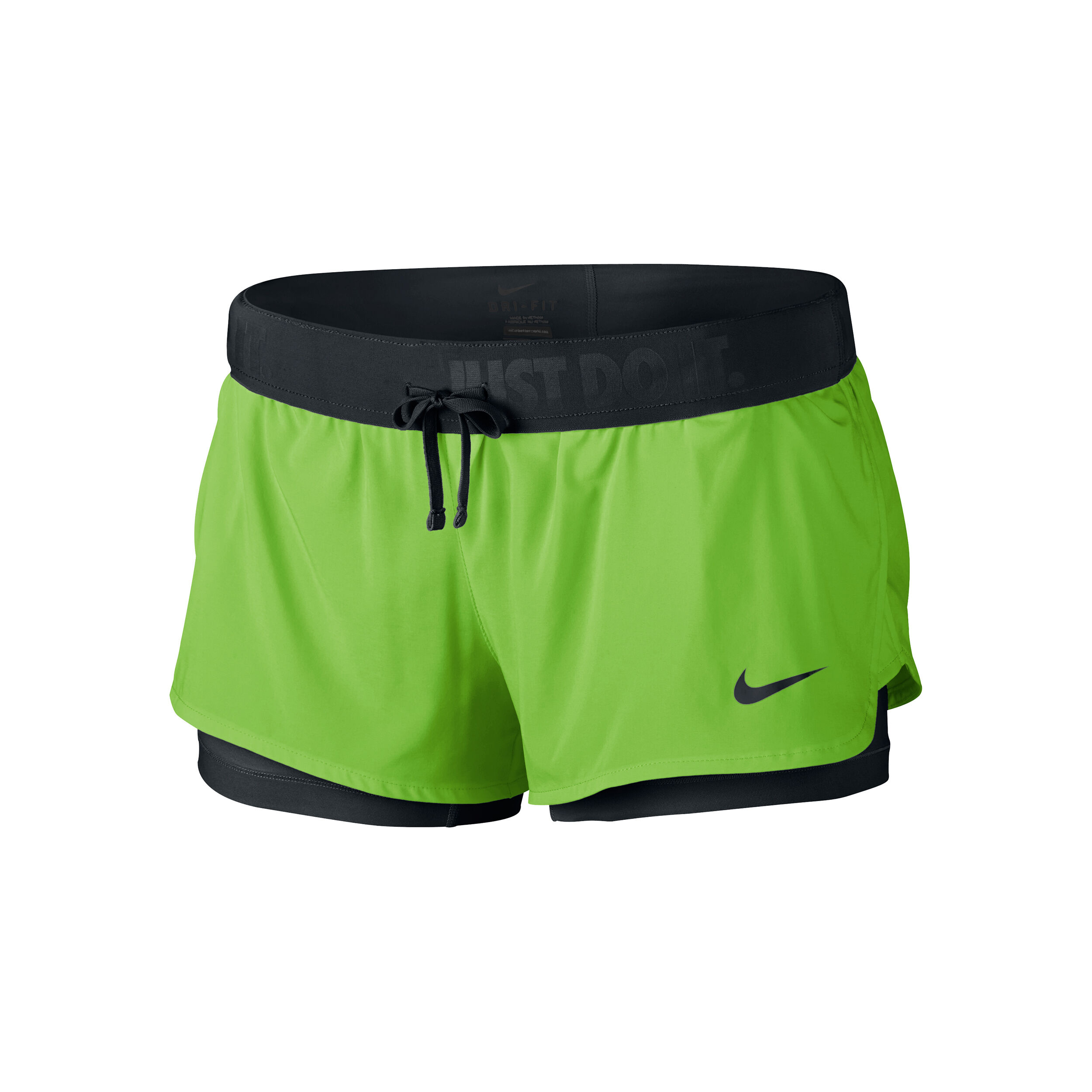Nike Flex Full 2in1 Shorts Damen Grun Schwarz online kaufen Tennis Point AT