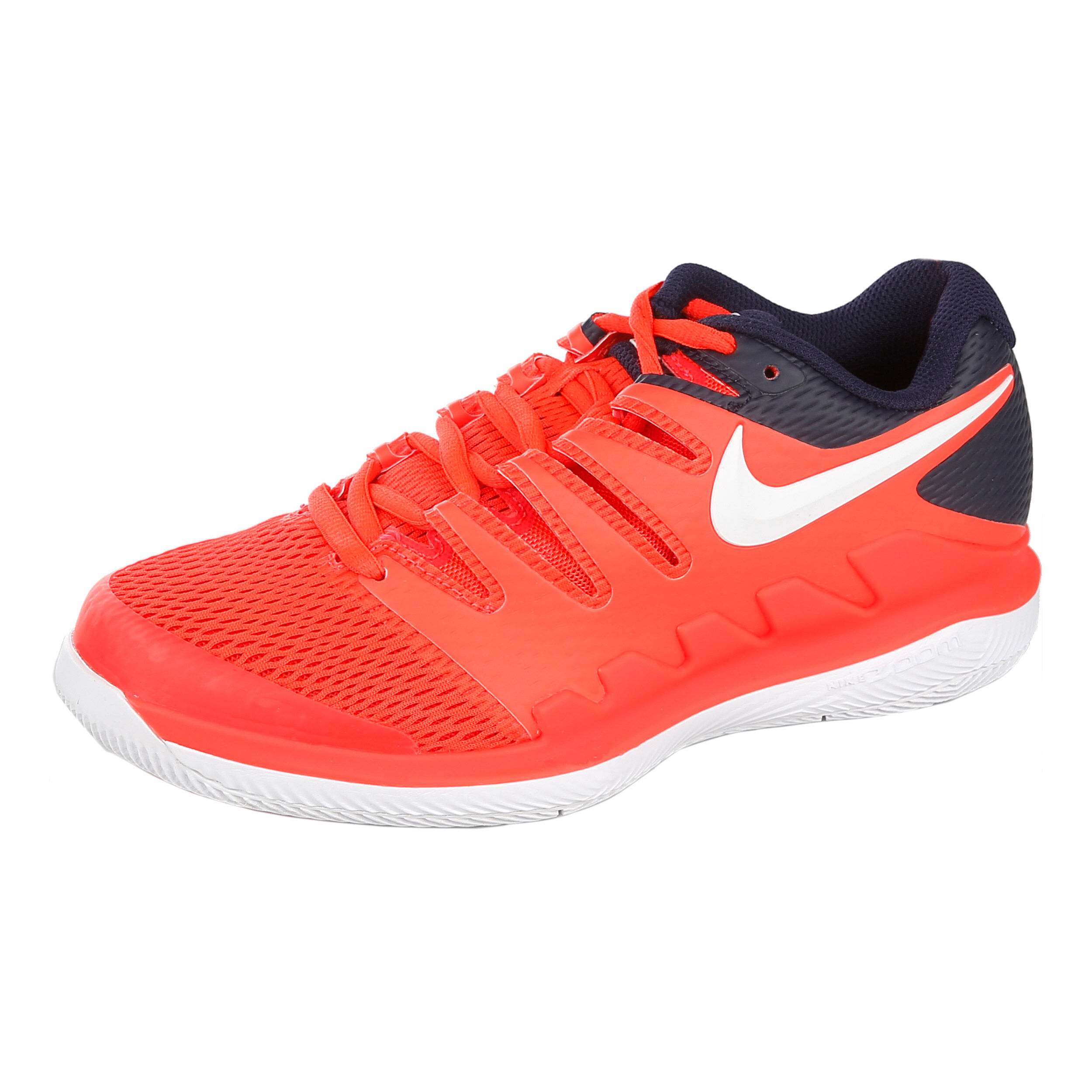 Nike Air Zoom Vapor X Allcourtschuh Kinder Orange Dunkelblau