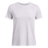 Tech Textured T-Shirt Damen-Grau