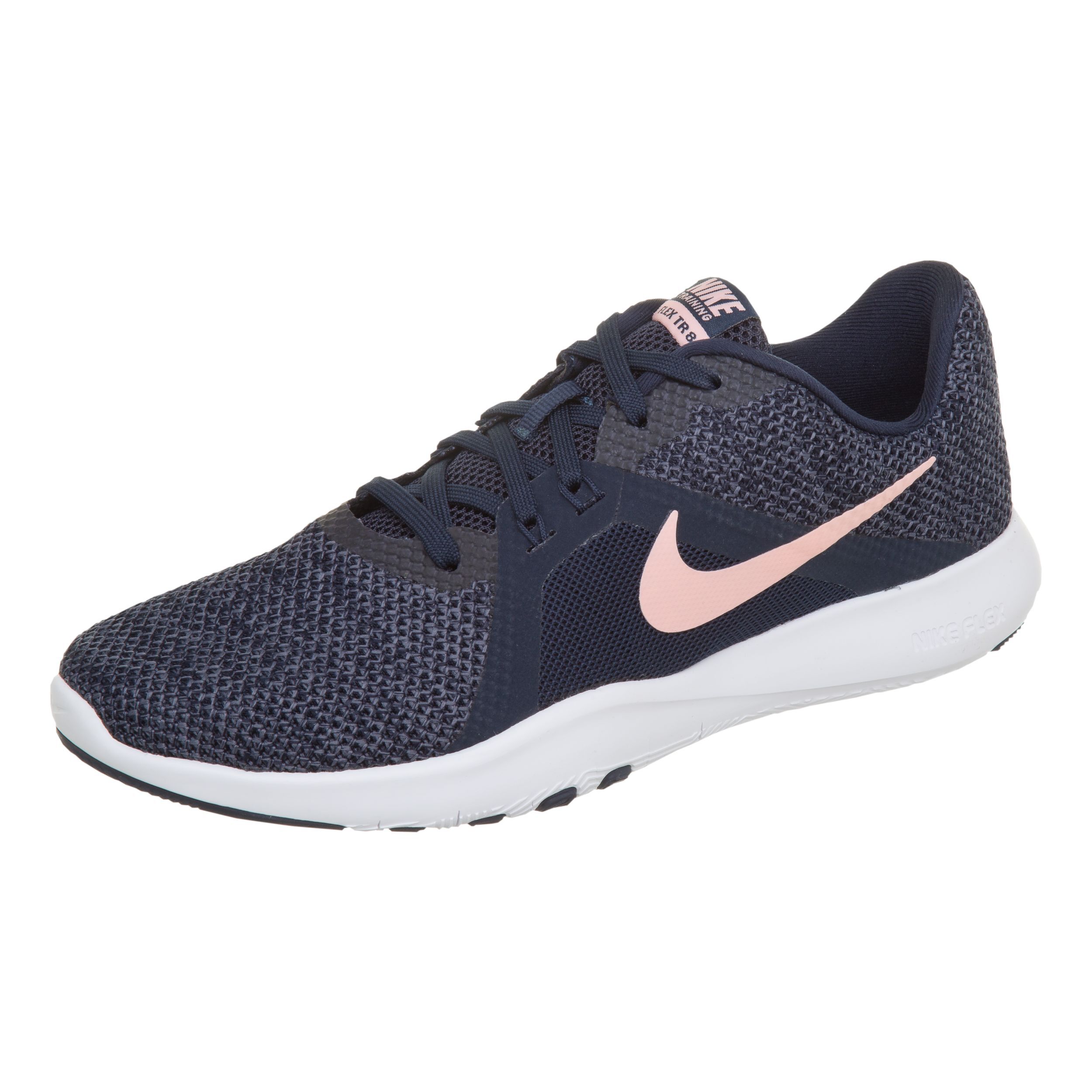 Nike Flex 8 Fitnessschuh Damen Dunkelblau Rosa online kaufen Tennis Point AT