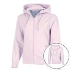 Quiet Please Bekleidung Quiet Please Mind Taped Zip Sweatjacke Damen-Flieder,Neongrün