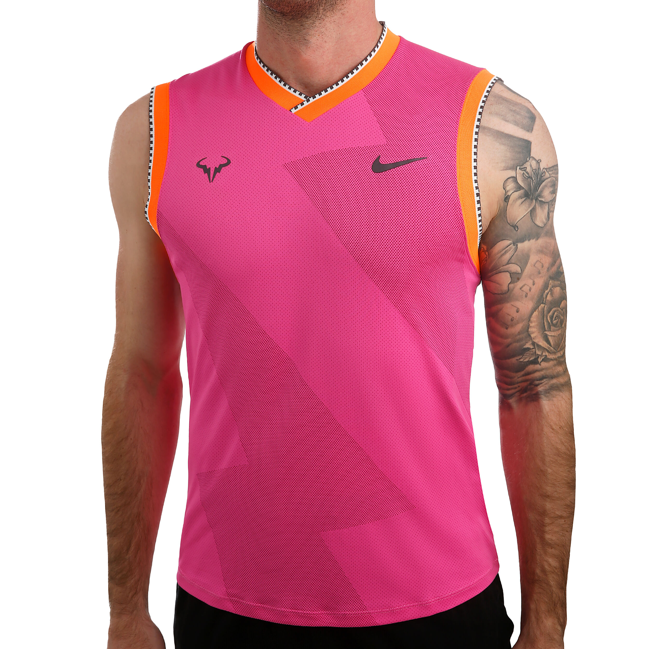 Nike Rafael Nadal Court Aeroreact Tank Top Herren Pink Grau online kaufen Tennis Point AT