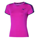 Mizuno Bekleidung Mizuno Frontier T-Shirt Damen-Pink