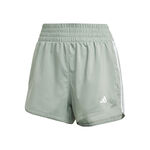 adidas Bekleidung adidas Pacer Woven High-Rise Shorts Damen-Salbei,Wei&szlig;