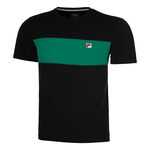 Fila Bekleidung Fila Bosse T-Shirt Herren-Schwarz,Grün