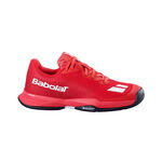 Babolat Tennisschuhe Babolat JET M3 CLY Sandplatzschuh Kinder-rot, wei&szlig;