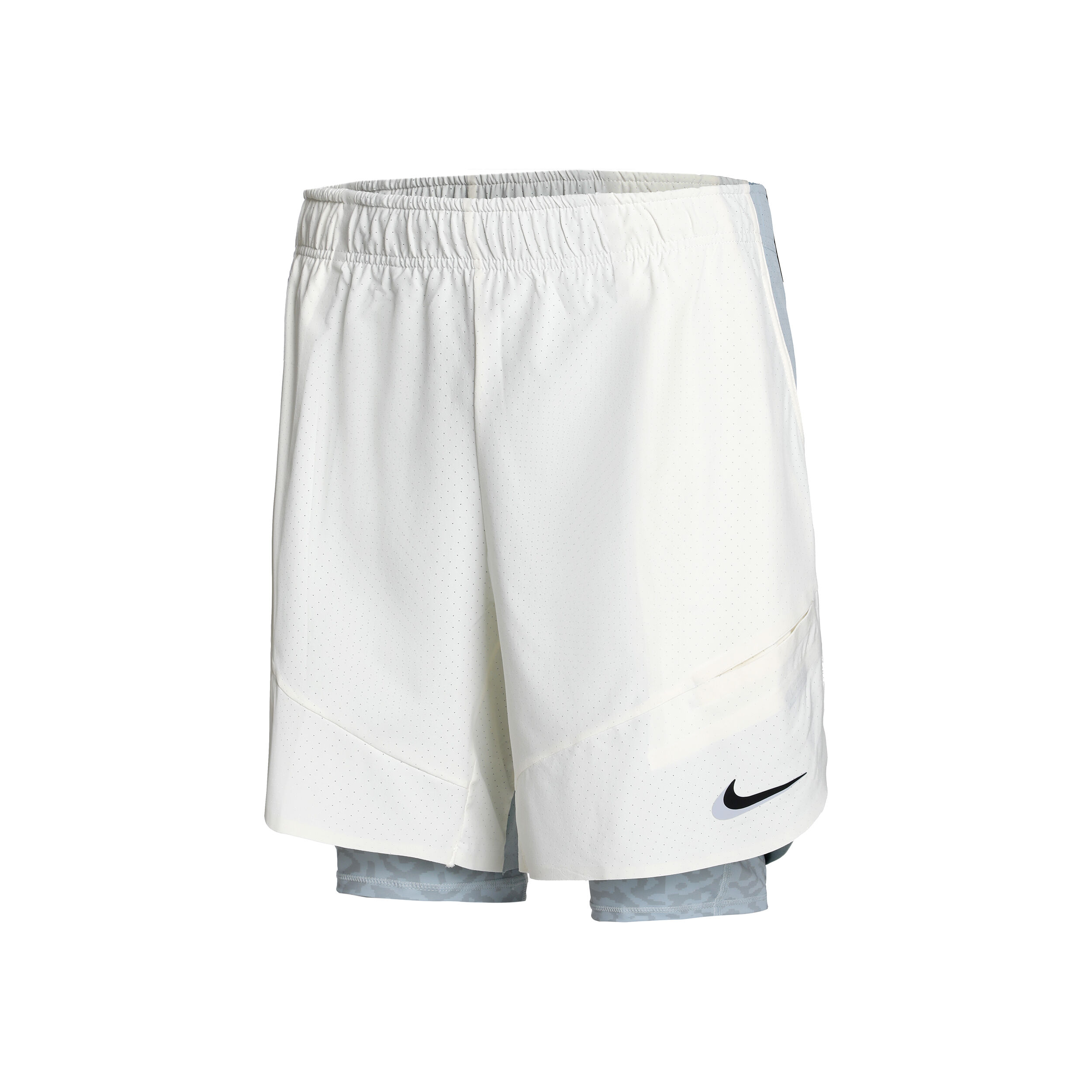 Nike Court Dri Fit Slam 2in1 PS Shorts Herren WeiB Hellblau online kaufen Tennis Point AT