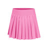 Love Pleated Rock Damen - pink, wei&szlig;