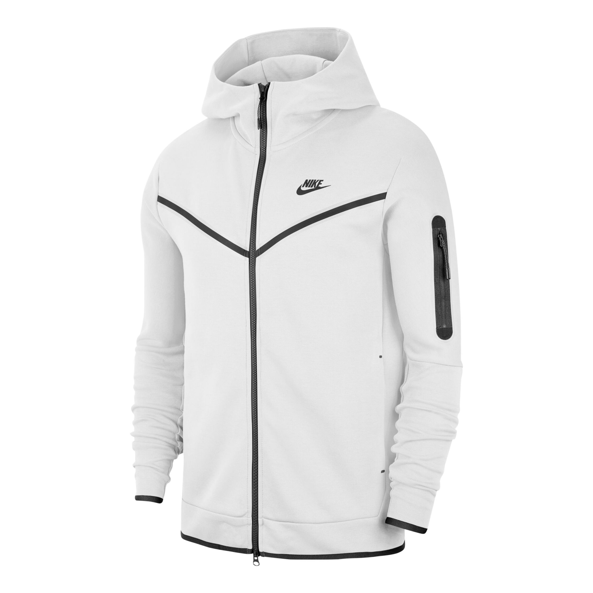 Nike Sportswear Tech Fleece Sweatjacke Herren WeiB Schwarz online kaufen Tennis Point AT