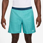 Nike Bekleidung Nike Court Victory Dri-Fit 7in Aop Shorts Herren - türkis, petrol