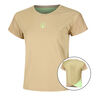Wild Cross T-Shirt Damen-Beige,Neongr&uuml;n