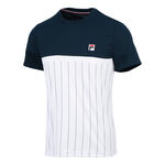 Fila T-Shirt Fila  Tee Mika T-Shirt Herren-blau, weiß