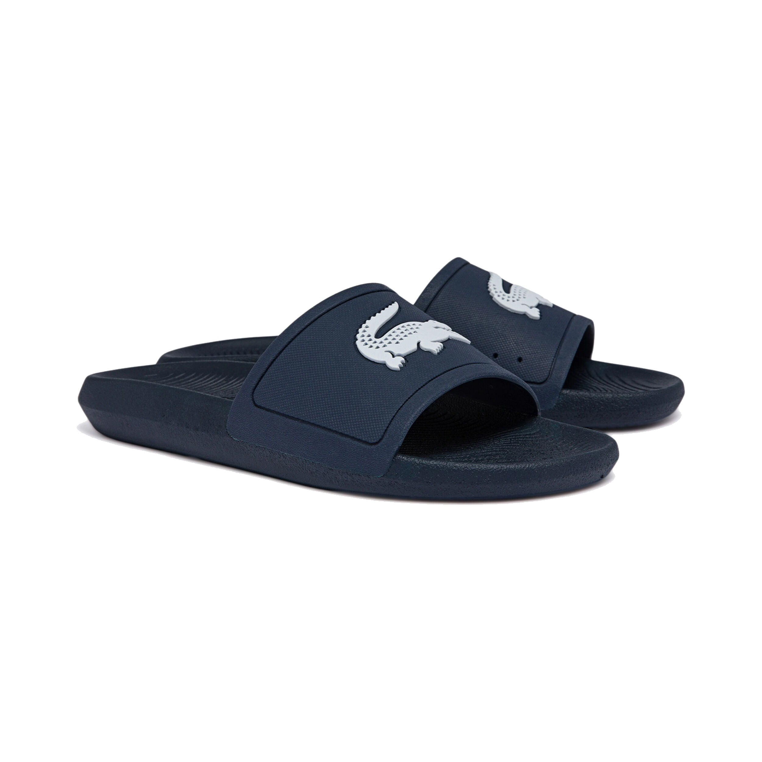 Lacoste croco sliders on sale