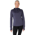 ASICS Bekleidung ASICS Road Winter Laufshirt Damen-Blaugrau