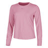 One Classic Dri-Fit Longsleeve Damen - pink, schwarz