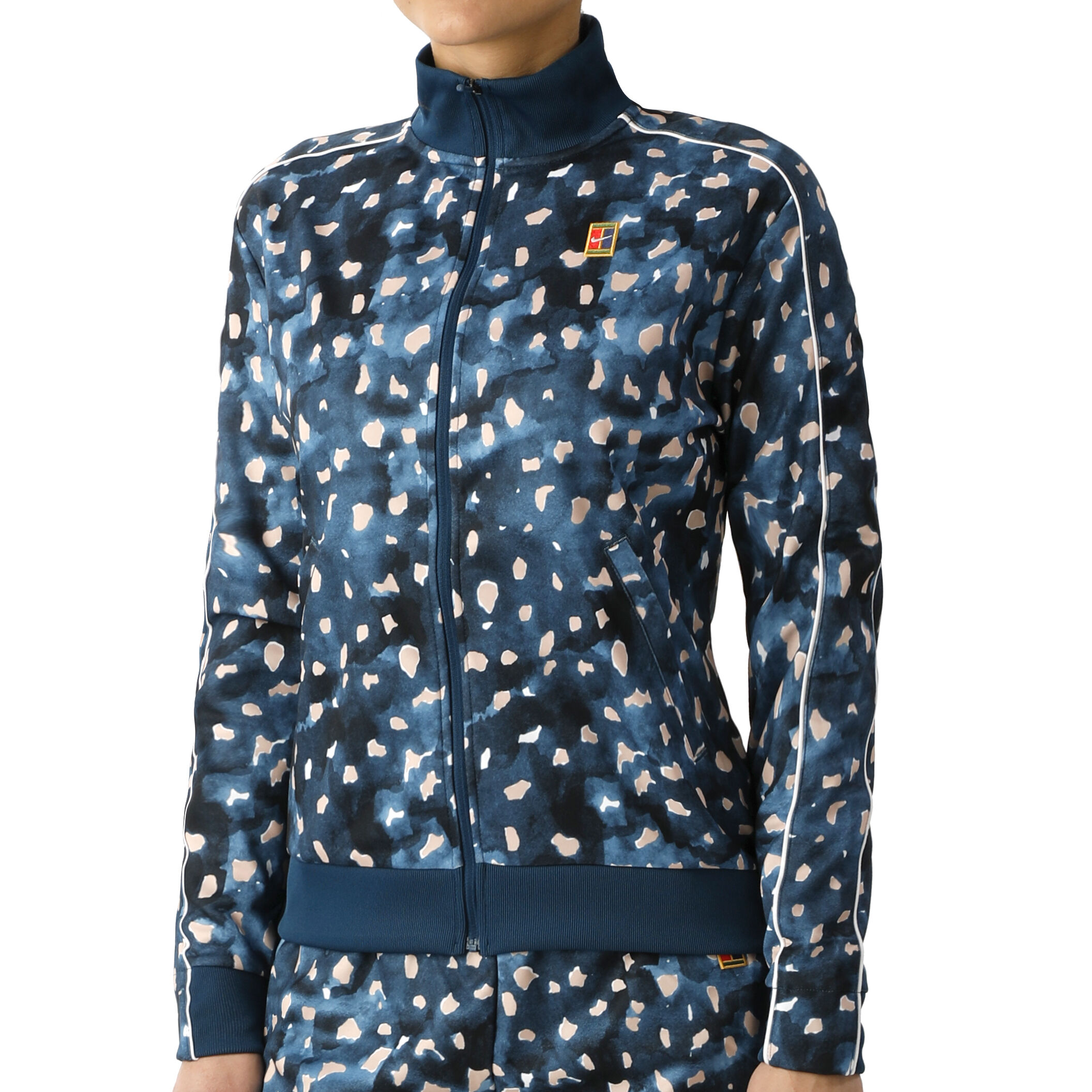 Court Trainingsjacke Damen Dunkelblau, Nude Court Trainingsjacke Damen Dunkelblau, Nude
