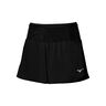 Multi Pocket Laufshorts Damen - schwarz, 