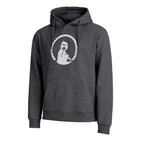 Bild von Endlessly Washed Out Loose Fit Hoody Herren-Anthrazit,Wei&szlig;