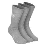 BIDI BADU Bekleidung BIDI BADU Don Carlito Crew Move Tennissocken-Grau,Wei&szlig;