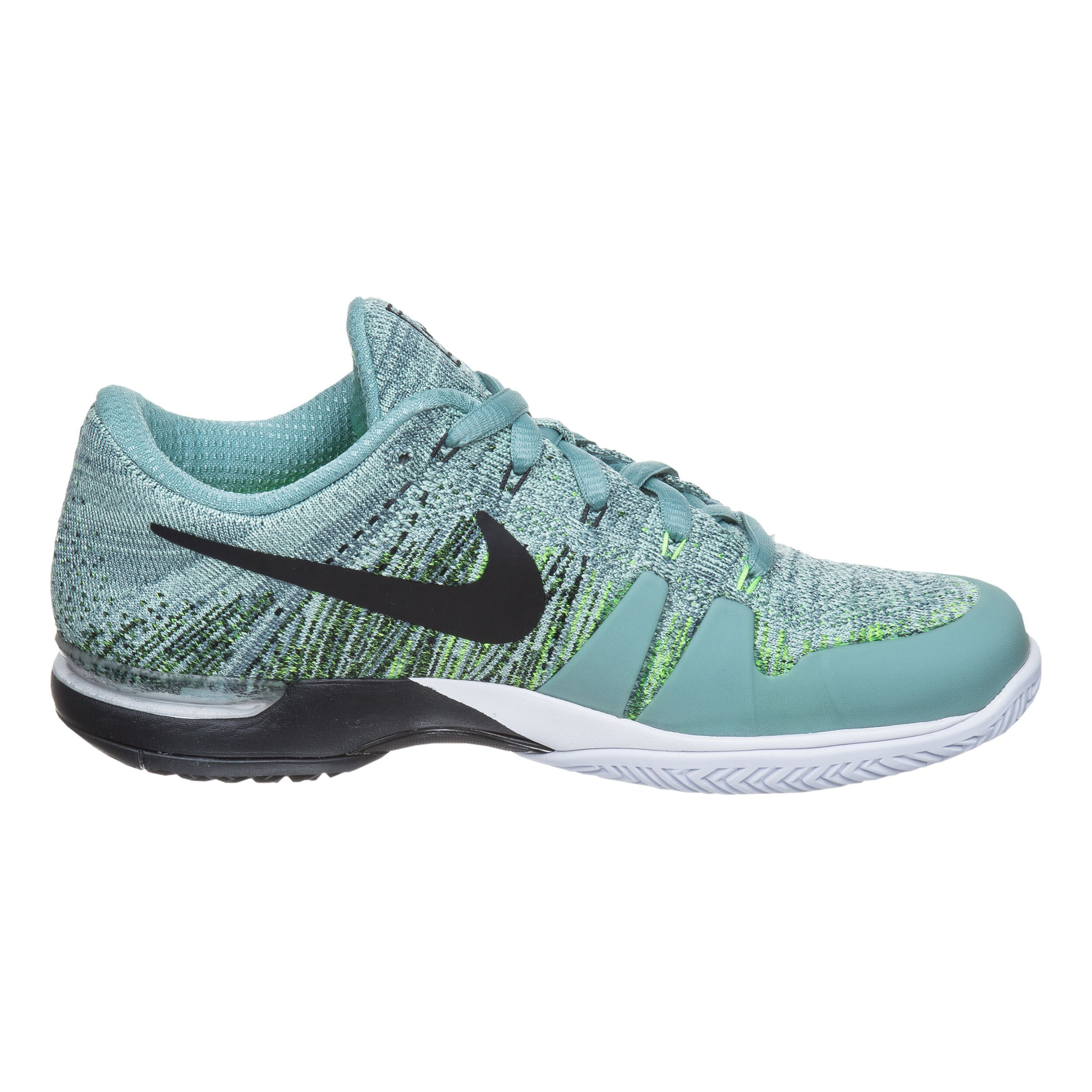 Nike Zoom Vapor Flyknit Allcourtschuh Kinder Grau Schwarz online kaufen Tennis Point AT