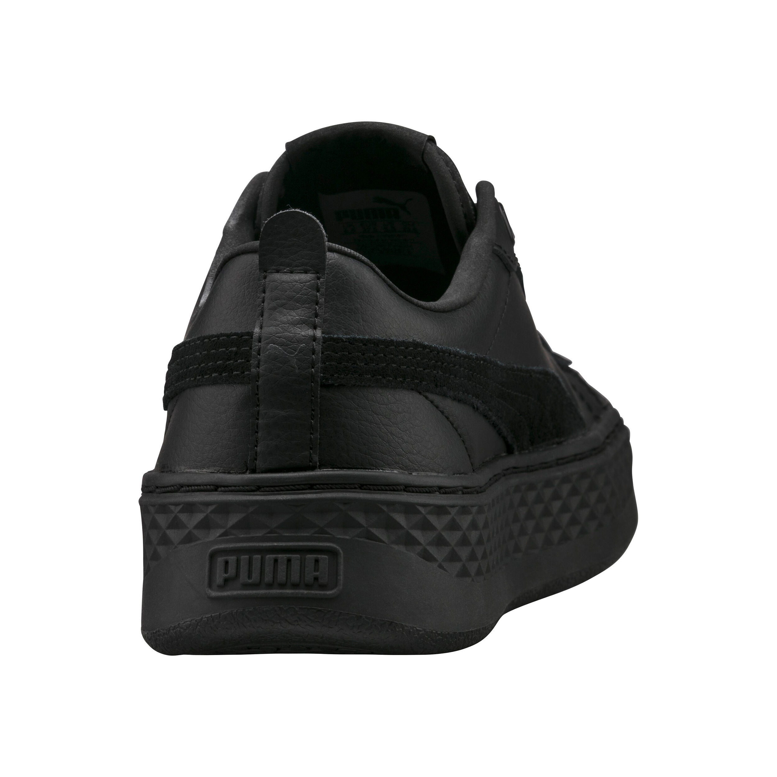 Puma smash platform schwarz hot sale