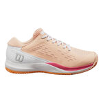 Wilson Tennisschuhe Wilson Rush Pro ACE CLY Sandplatzschuh Damen-Apricot,Weiß