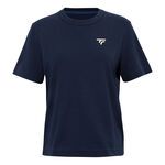 Tecnifibre Bekleidung Tecnifibre Graphic T-Shirt Damen-dunkelblau