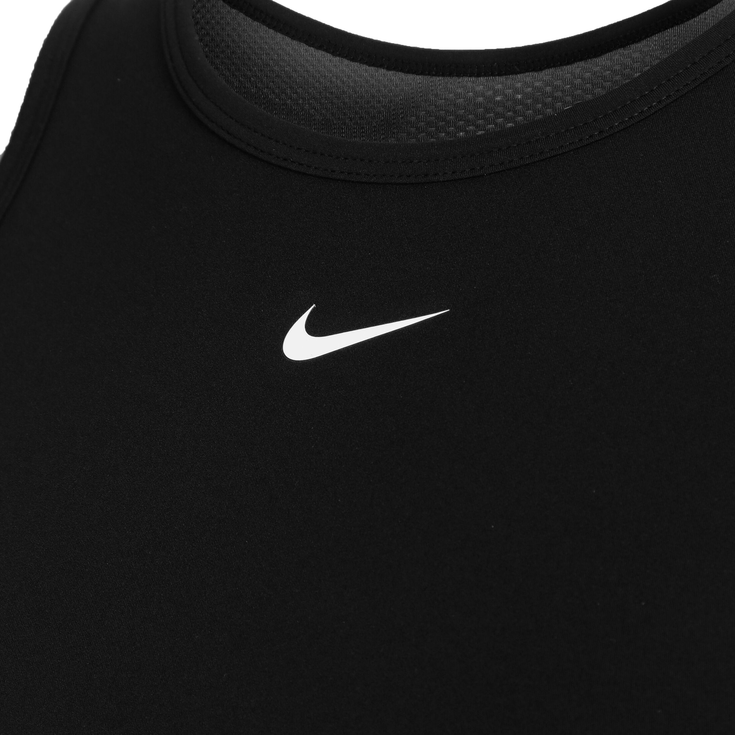 Nike Dri Fit Performance Cropped Tank Top Damen Schwarz Grau