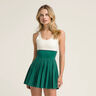 Sportif Kleid Damen-Grün,Creme