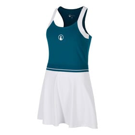 Bild von Create Volley Kleid Damen-Petrol,Wei&szlig;