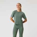 Bj&ouml;rn Borg T-Shirt Bj&ouml;rn Borg Studio Soft Cropped T-Shirt Damen - salbei