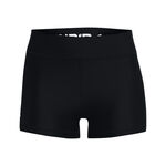 Under Armour Bekleidung Under Armour Heatgear Mid Rise Ballshorts Damen-Schwarz,Weiß